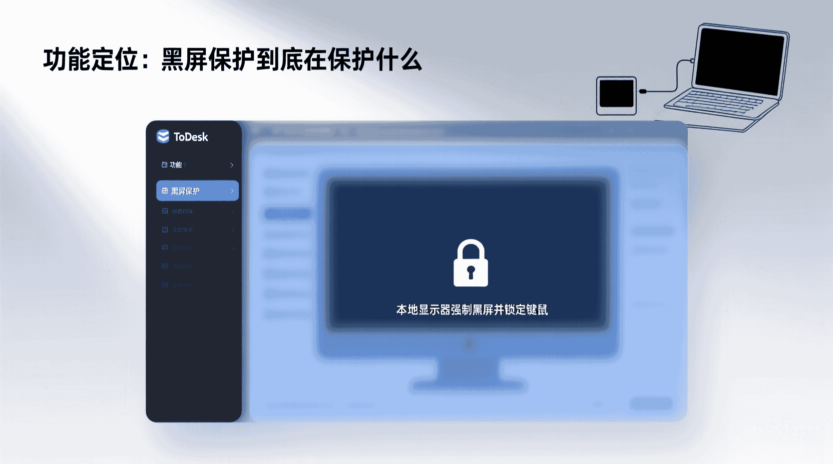 功能定位：黑屏保护到底在保护什么